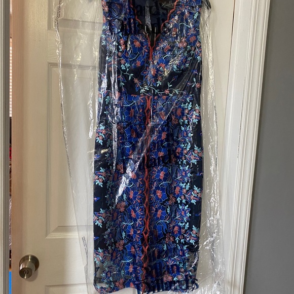 Camille LaVie (Jax)scalloped lace dress sz8.NWT - Picture 6 of 8